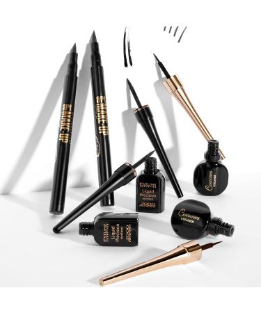 Eveline Cosmetics Ultra-Precision Eyeliner - Ink Bottle with Widelash 3 ml Black | International Shipping Available - Buy Online on GoSupps.com