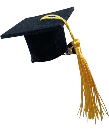 Graduation Hats | 3D Graduation Hat Hairpin Graduation Hat Hairpin Set 3D Graduation Hat Inserts Graduation Accessories for College University High School Yellow - Buy Online on GoSupps.com