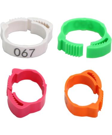 Fenteer 100 St e 2.8 cm Adjustable Chicken & Duck Leg Rings - Green Clip Rings for Poultry Identification - Buy Online on GoSupps.com