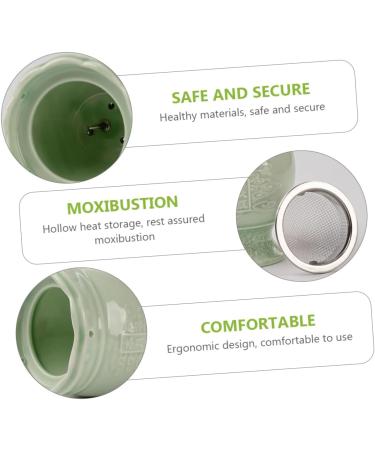 Gleavi 3 Sets Moxibustion Tools - Top Body MOXA Stick Holder & Gua Sha Cupping Device for Manual Back Massage & Facial Treatments - Buy Online on GoSupps.com