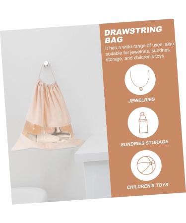 Baluue 5 Pcs Hair Dryer Storage Bag Hair Dryer Bag Gym Drawstring Bag Laundry Drawstring Bag Pvc Beige - Buy Online on GoSupps.com