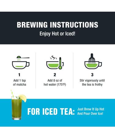 Tiesta Tea - Superior Matcha | Matcha Powder Green Tea | Superior Grade Japanese Matcha Powder | High Caffeinated Green Tea for Matcha Latte | Make Hot or Iced & Up to 170 Cups - 12oz Bulk Bag - Buy Online on GoSupps.com