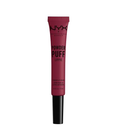NYX Powder Puff Lippie Lip Cream Liquid Lipstick - Prank Call (Burgundy) 0.40 Fl Oz - Buy Online on GoSupps.com