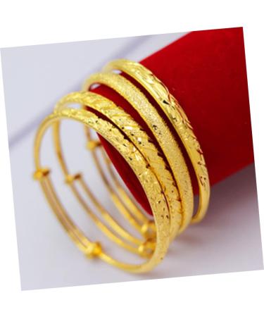 VALICLUD 3 Pcs Couple Gifts Open Bracelets Gold Cuff Bangle Charm Bracelet For Couples Birthday Bangle Gifts Bond Bracelets for Bangles The Gift Golden Bracelet Ladies Friendship To Open - Buy Online on GoSupps.com