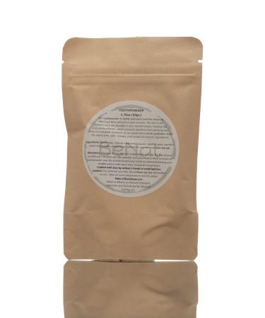 Refill All Natural Tooth Powder 1.8 oz for Teeth Whitening Gluten Free Toothpaste Powder Teeth Whitener with Essential Oil to Fight Bad Breath Sensitive Teeth for Women Men and Kids Refill Bag