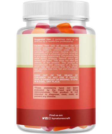 Vitamin D3 2000 IU Immune Support Gummies for Adults - Bone Strength, Heart Health, Immune System Supplement - 60 Count - Buy Online on GoSupps.com