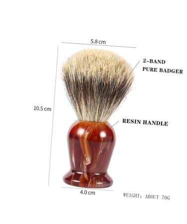Beard Cleaning Brush | Men's Beard Care Accessory | Resin Handle Beard Brush for Ultimate Grooming - Buy Online on GoSupps.com