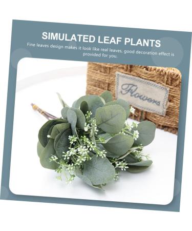 Zerodeko 12pcs Simulated Eucalyptus Leaves Party Decors Real Touch Green Leaf Home Decor Home Plant Decors Vase Floral Arrangement Greenery Decor Faux Plastic Fake Plant Wedding - Buy Online on GoSupps.com