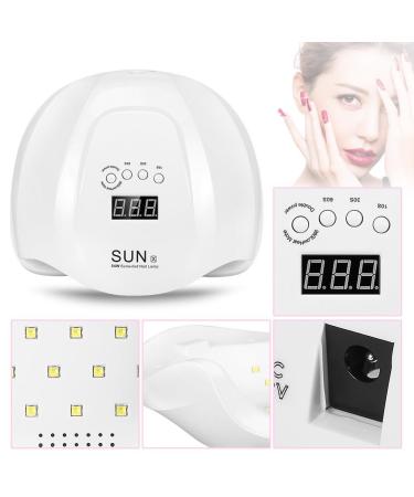 54W Nail Dryer LED Lamp for Gel Nails | Automatic Sensor Timer | Professional Nail Tools for Fingernail & Toenail Care - Buy Online on GoSupps.com