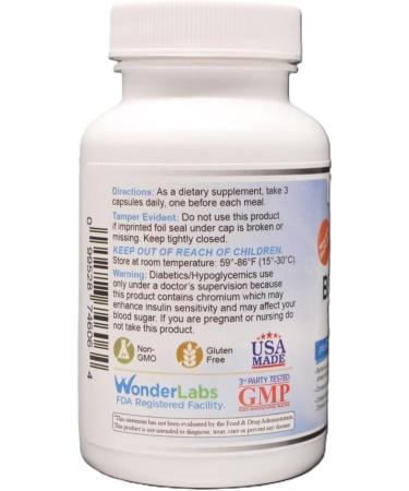 Wonder Laboratories Surperior Absorption Berberine HCL 1 500mg + Cinnamon Chromium and BioPerine Maintenance for Glucose Heart & Immune System Health Gluten & GMO Free - 120 Capsules 120 Count (Pack of 1) - Buy Online on GoSupps.com
