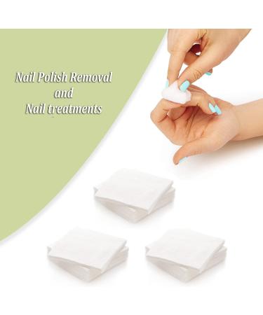 Degasa Premium 100% Pure Cotton Exfoliating Squares - Hypoallergenic Lint-Free Makeup & Nail Polish Remover Pads for Women | 160 Count - Buy Online on GoSupps.com