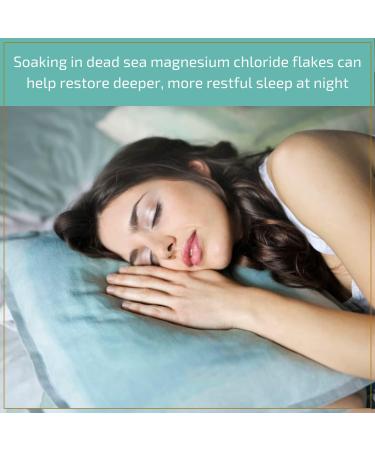 Pure Dead Sea Magnesium Chloride Flakes for Relaxing Bath Soaks - Natural Crystal for Dry Skin, Joint & Muscle Pain Relief - Buy Online on GoSupps.com