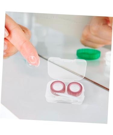Partykindom 16 STK Contact Lens Container with Solution - Transparent Travel Accessory & Contacts Case - Buy Online on GoSupps.com