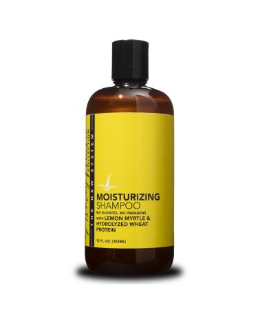 The Hair Diagram - Ashley Marie Moisturizing Shampoo - Natural Cleansing & Strengthening - Restorative Lemon Myrtle Shampoo with Hydrolyzed Wheat Protein - Color Safe - Paraben & Sulfate Free - 12oz