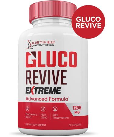 (3 Pack) Gluco Revive Extreme 1295MG Pills Glyco Support Advanced Formula Gluorevive Glycogen Support Formulated with Turmeric Berberine Resveratrol Garlic Bitter Melon Milk Thistle 180 Capsules 60 Count (Pack of 3) - Buy Online on GoSupps.com