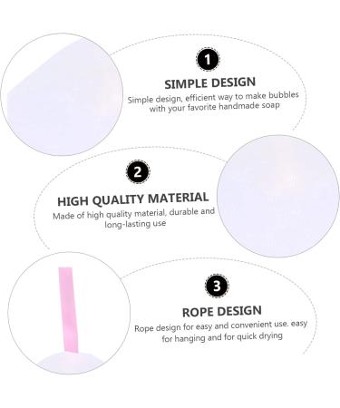 Mikinona 3pcs Foaming Net Foam Net Soap Soap Maker or White - Buy Online on GoSupps.com