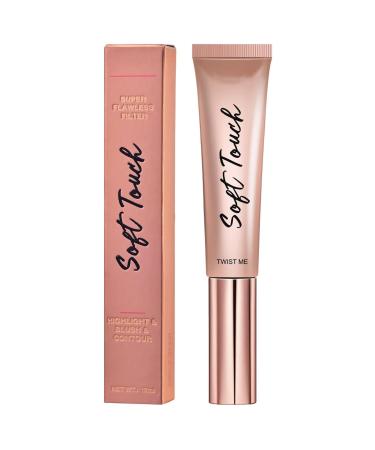 Highlighter Stick Cheek Face Cosmetic Liquid Makeup Stick Highlight - 3D Makeup Highlighter Makeup Stick for Stage B1 Blush