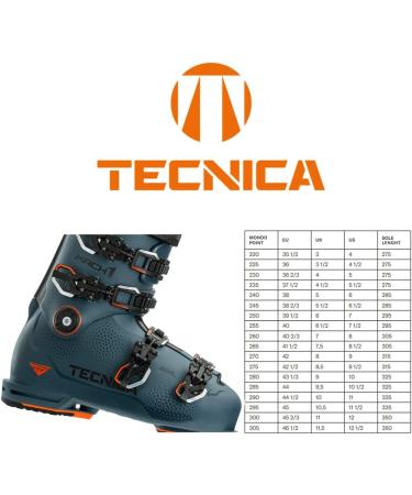 Tecnica Mach1 HV 120 High Volume Ski Boots 27.5 - Dark Avio - Buy Online on GoSupps.com