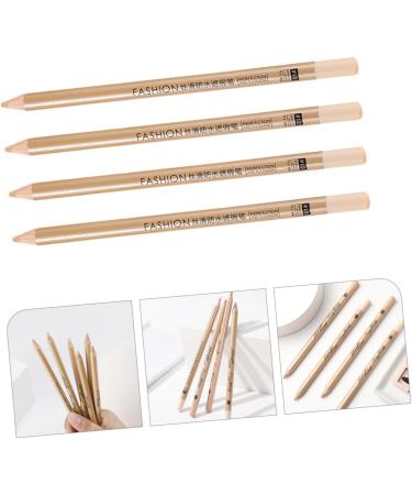 CRILSTYLEO 4pcs Concealer Pen Light Concealer Makeup Concealer Blemish Concealer Pot Concealer White Wooden - Buy Online on GoSupps.com
