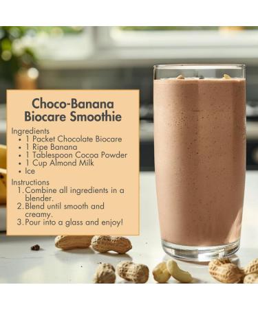 Biocare Nutritional Beverage for GLP-1 Users Dietary Powder Drink Provides 20g Essential Protein 26 Vitamins/Minerals Helps Ease Nausea Bloating Constipation Chocolate (14 Count) - Buy Online on GoSupps.com