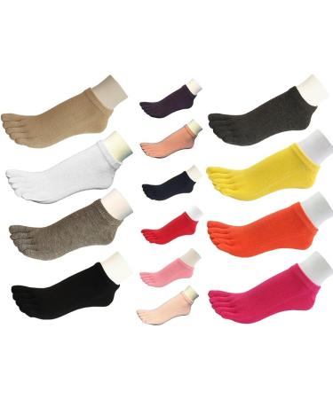 Couver 5 Fingers Unisex Yoga No Show Toe Socks - Premium Quality (Hot Pink) - Buy Online on GoSupps.com