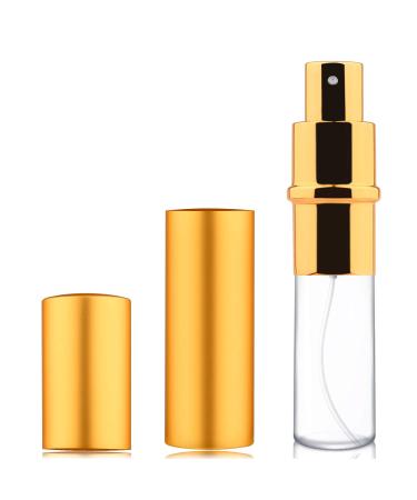 3Pcs 10ML Portable Mini Refillable Perfume Atomizer - Travel Spray Bottles for Purse - Gold - Buy Online on GoSupps.com