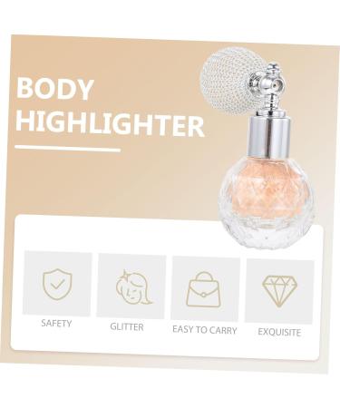 FOMIYES Spray Bottle Body Glitter Spray 1Pc body air bag powder hair perfume shimmering powder spray perfume bottle powder bottle make up Highlighter Golden 7x5.5cm - Buy Online on GoSupps.com