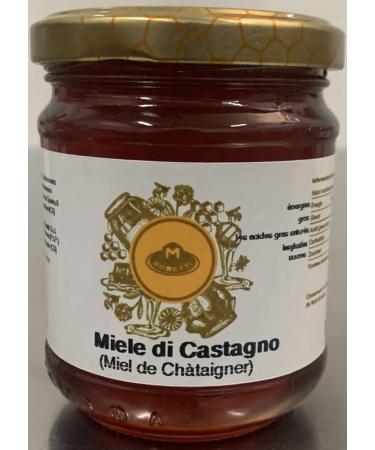 MorettiĀ® | Artisanal honey | Made in Calabria | Various essences | Glass packaging 250g (Chestnut, 3)