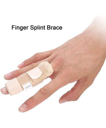 Buy Finger Brace for Index Finger - Splint Support for Sprains & Fractures | Skin Color | International Shipping - Buy Online on GoSupps.com