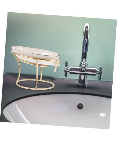 Amosfun 2pcs white light luxury soap holder Accessories decorate Storage food storage containers soap dish dollhouse tv Decorative Soap Holder Bathroom Soap Organizer leaf - Buy Online on GoSupps.com
