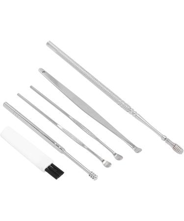Stainless Steel Ear Wax Removal Tool Set - Spiral Earpick Cleaner for Ear Cleaning - Buy Online on GoSupps.com