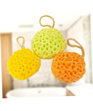 Beavorty Honeycomb Bath Sponge Set - 3pcs Shower Ball for Luxurious Bubbles | International Shipping Available - Buy Online on GoSupps.com