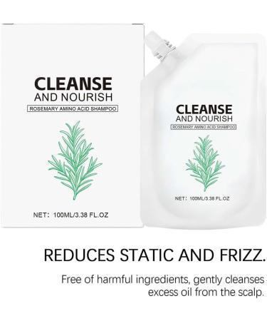 Refreshing shampoo for smooth and shiny hair nourishing and deeply moisturizing rosemary shampoo for hair growth controls oil (1 piece) - Buy Online on GoSupps.com
