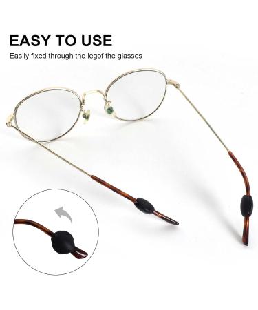 Colexy 10 Pairs Anti-Slip Silicone Ear Pads for Glasses | Soft Round Stoppers for Reading & Sports Glasses - International Shipping Available - Buy Online on GoSupps.com