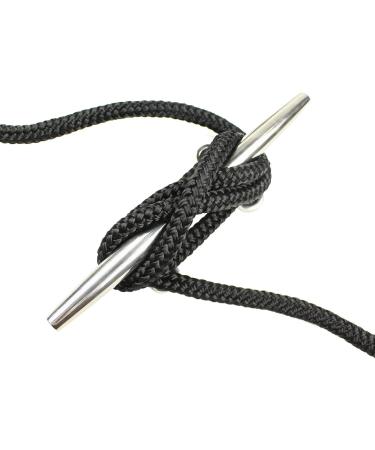 CDC Cargo 4 Pack 3/8 x 15' Marine-Grade Boat Dock Lines - Black Double-Braided Nylon Docking Line for Boats - Buy Online on GoSupps.com