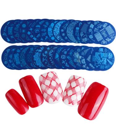 Skull Nail Stamping Plates - DIY Geometric Nail Art Templates for Unique Manicure Designs - Buy Online on GoSupps.com