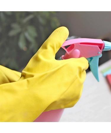 BUSOTH Dish Washing Gloves Waterproof Dish Washing Rubber Gloves Kitchen Gloves Long Sleeve Cleaning Tools Dishwashing Gloves Yellow L - Buy Online on GoSupps.com