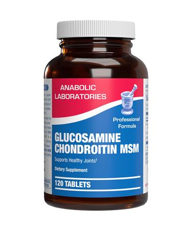 High Absorption Glucosamine Chondroitin MSM - Clinical Formula Bone Joint Tendon and Ligament Supplement with MSM Glucosamine Chondroitin - Non-GMO Gluten Free & Made in The USA - 120 Servings