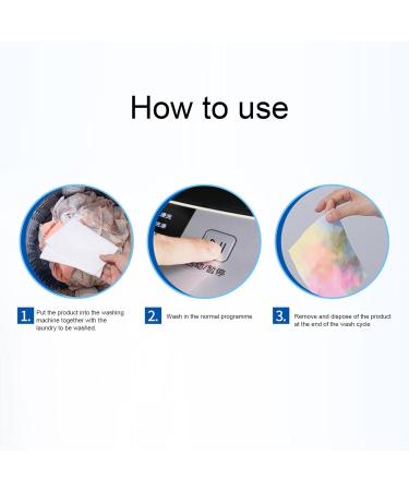 40 Color Catcher Sheets Prevent Color Run and Dye Trapping Save Energy with Active Ingredients Suitable for Cotton and Other Fabrics - Buy Online on GoSupps.com