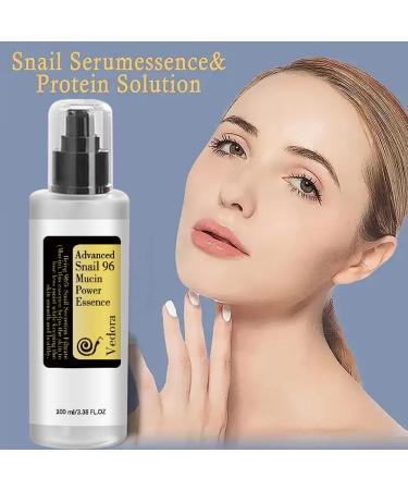 Vedora Snail Mucin 96% Power Repairing Essence 2pc Set | Anti-Aging Serum for Dull Skin & Discoloration Correction | 100ml Each - Shop Internationally - Buy Online on GoSupps.com