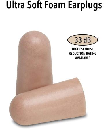 Mack's Ultra Soft Foam Earplugs 5 Pair - 33dB NRR for Sleeping, Snoring & Travel - Buy Online on GoSupps.com