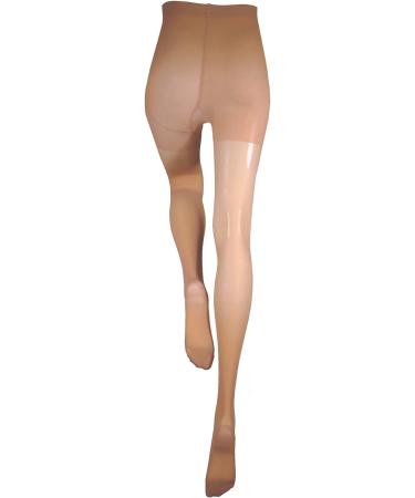 Truform Sheer Compression Pantyhose 30-40 mmHg - Women's Shaping Tights, Small (1 Pair), Beige - Buy Online on GoSupps.com