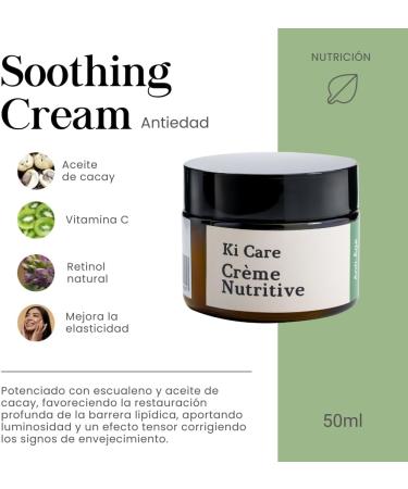 Cr me Nutritive Anti- ge au R tinol issu de l Huile de Cacay et la Vitamine C de l Extrait de Kiwi Effet Rajeunissant avec Antioxydants | 50 ml - Ki Care - Buy Online on GoSupps.com