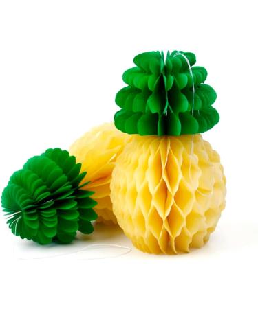 Alipis 15 Pcs Paper Pineapple Party Supplies Plant Decor Pineapple Decor Gift Honeycomb - Buy Online on GoSupps.com