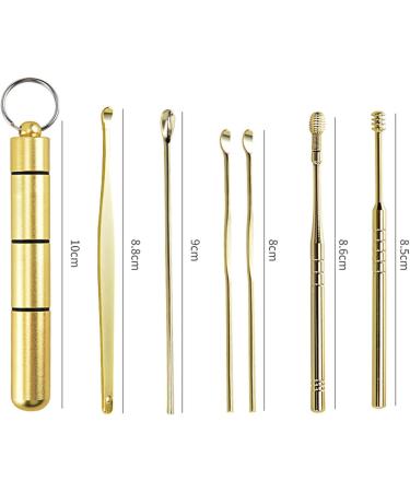 Ear Pick Ear Wax Removal Kit Professional Ear Cleansing Tool Set Premium Stainless Steel Curette Ear Cleaner Adults and Kids with Storage Box and Cleaning Brush 6-in-1 Ear Cleaning Tool Set Black - Buy Online on GoSupps.com