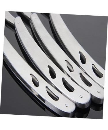 Beavorty Vintage Stainless Steel Razor for Men | Premium Inoxlm Razor Holder & Hair Clip - Perfect Gift for Men - Buy Online on GoSupps.com