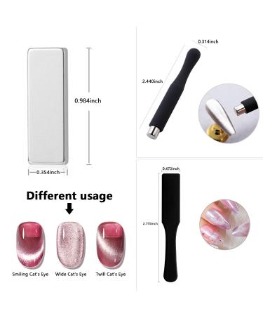 Buy DANNEASY 8pcs Cat Eye Nail Magnet Set - Strong Magnetic Gel Polish Tools for Stunning Nail Art - International Shipping Available - Buy Online on GoSupps.com