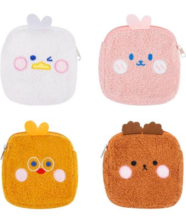 FHDUSRYO Women s Cute Binding Storage Pocket for Menstrual Cups & Tampons | Portable Zippered Period Bag with Cartoon Design - Buy Online on GoSupps.com