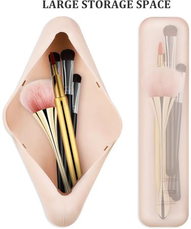 Set of 6 Make-Up Tool Storage Bag Travel Cosmetic Bag Trendy Makeup Brush Holder Silicone Makeup Box Container for Cosmetic Travel Suite As Shown M - Buy Online on GoSupps.com