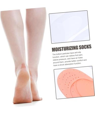 4 Pairs Silicone Feet Plantar Socks Moisturizing Socks Metatarsalgia Socks Moisturizing Heel Sleeves Socks for Cracked Spa Gel Socks Foot Anti-Split Sleeve Silica Gel - Buy Online on GoSupps.com